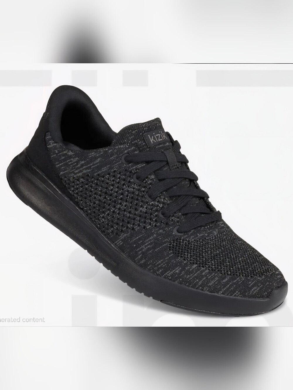Kizik Lima Heathered Black, Size Men's 9.5/Women's 11
